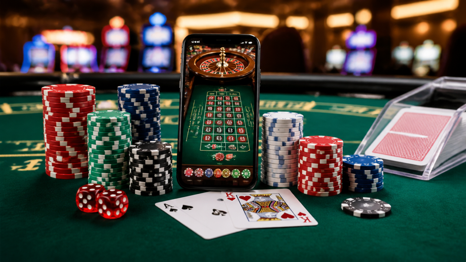Best Online Betting Malaysia: What Readers Should Know Casino betting desk with chips and a phone showing online betting