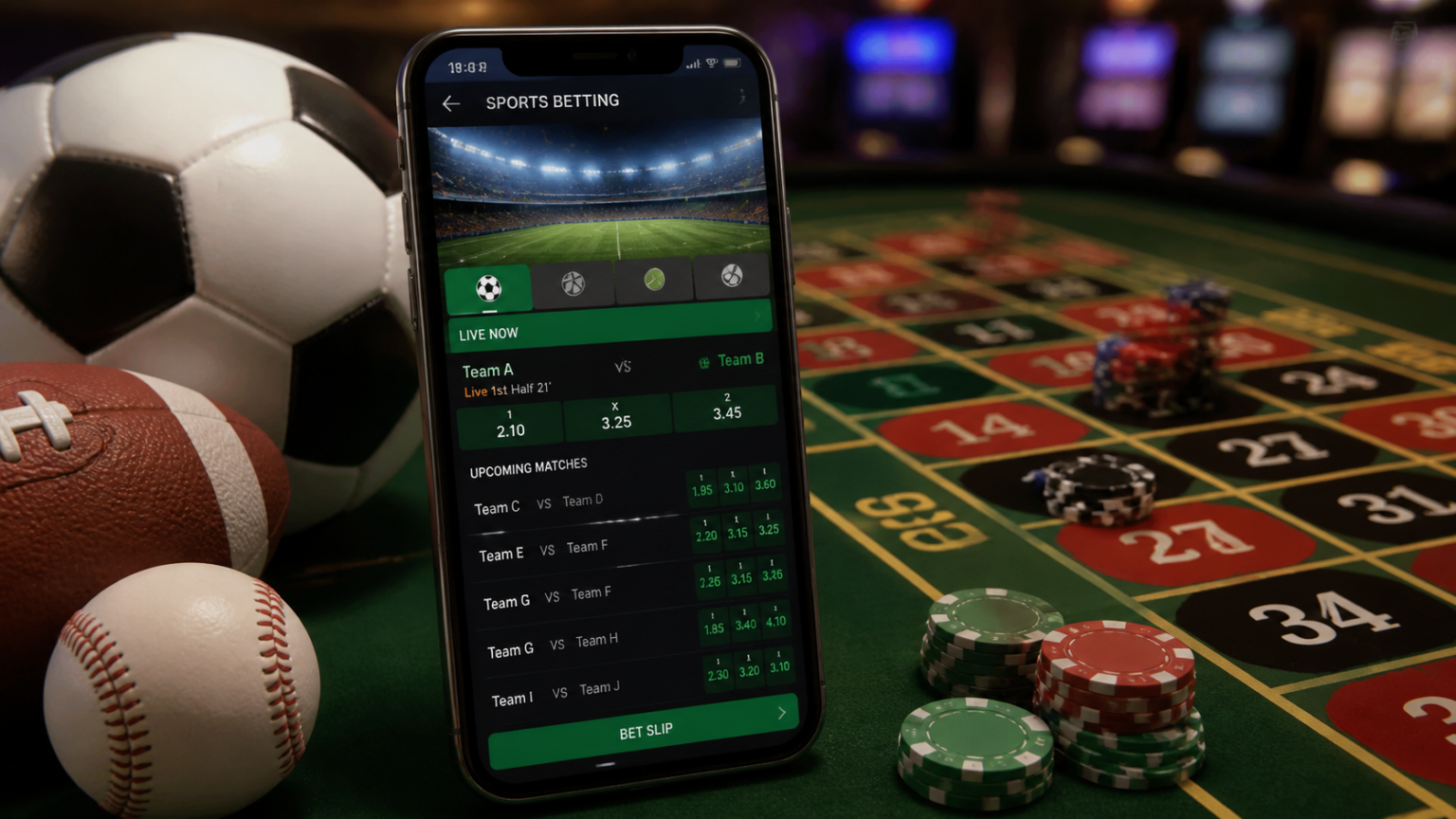 Best Sports Betting Sites Singapore: What to Look For: Complete Guide Smartphone displaying a sports betting site interface