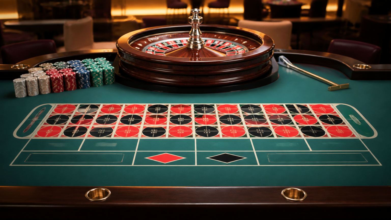 nhà cái uy tín nhất việt nam: Cách đánh giá tỉnh táo Bàn roulette trong sòng bạc với vòng quay, ô cược và phỉnh
