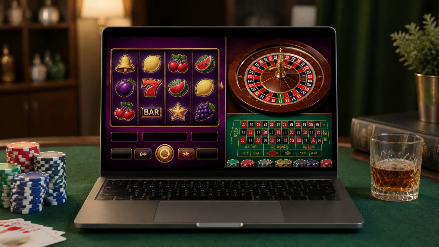 Siti casino non aams: cosa valutare prima di giocare Immagine di un sito casino non AAMS su schermo con giochi da casinò
